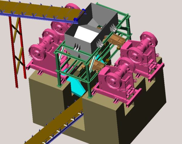 Civil Mounted Secondary Crusher